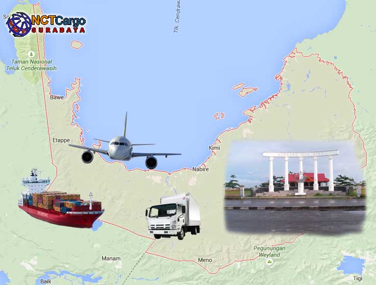 Ekspedisi Surabaya Nabire Tarif Cargo Murah